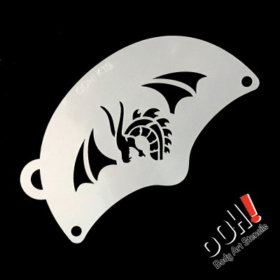 Ooh Body Art Stencil Masks Tribal Tragon  Ooh Body Art Stencil Masks Tribal Tragon